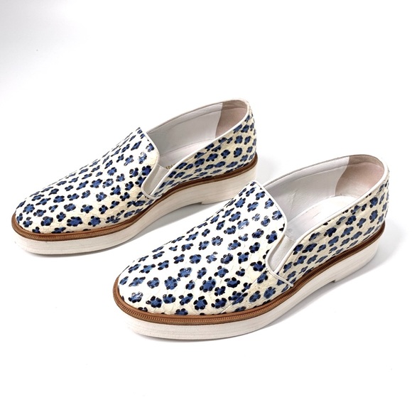 Rare MAURO GRIFON Italian Leopard Slip on Shoes - Picture 1 of 8
